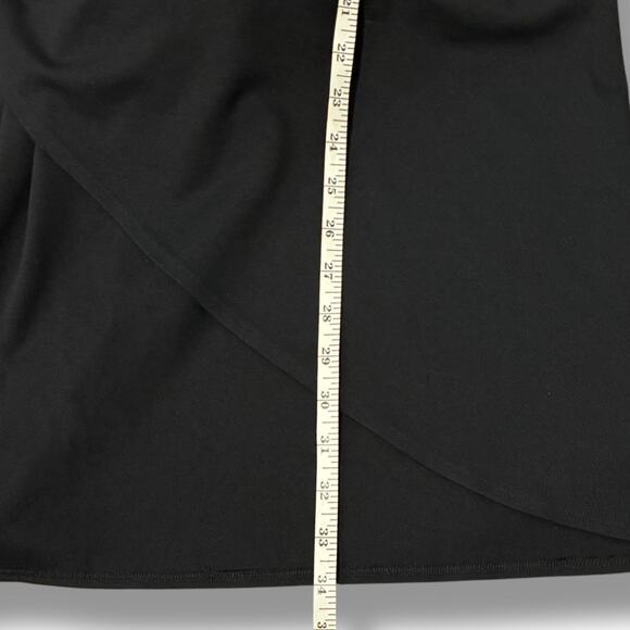 Bryn Walker Black Lavinia Tunic Top Size Medium Stretch Modal Cowl Neck $158 - Picture 6 of 6